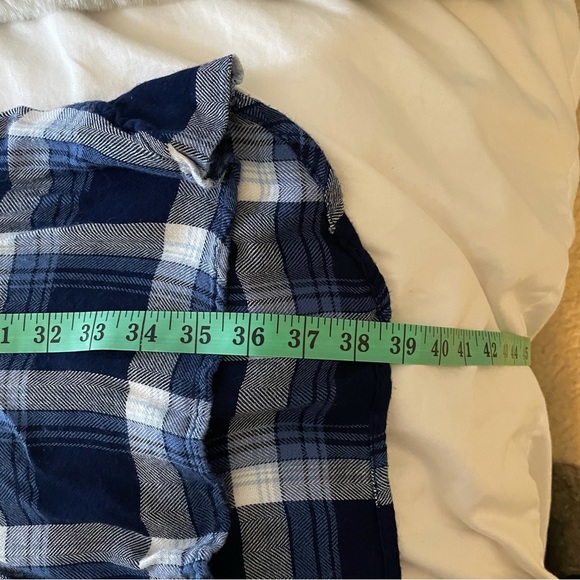 Beachlunchlounge Plaid Flannel Shirt Dress - Picture 9 of 10